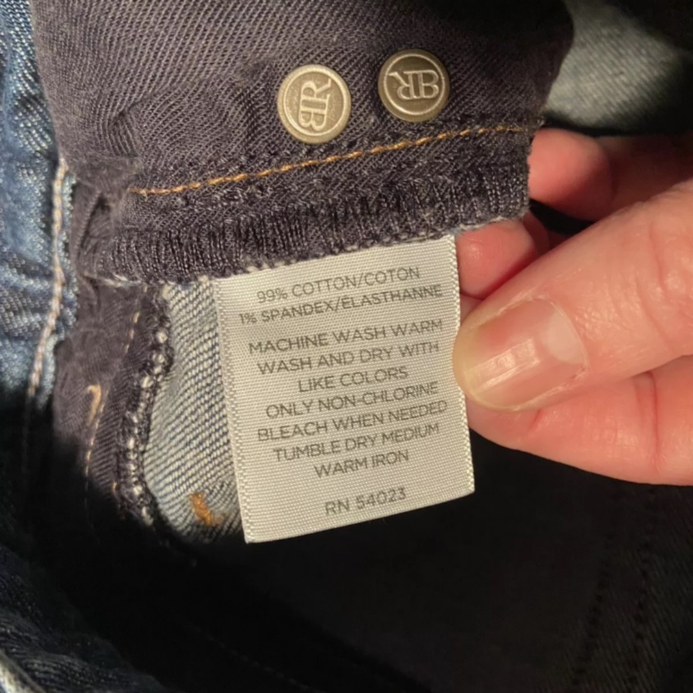 Banana Republic Womens Classic Straight Leg Jeans Size 8 - Picture 7 of 10